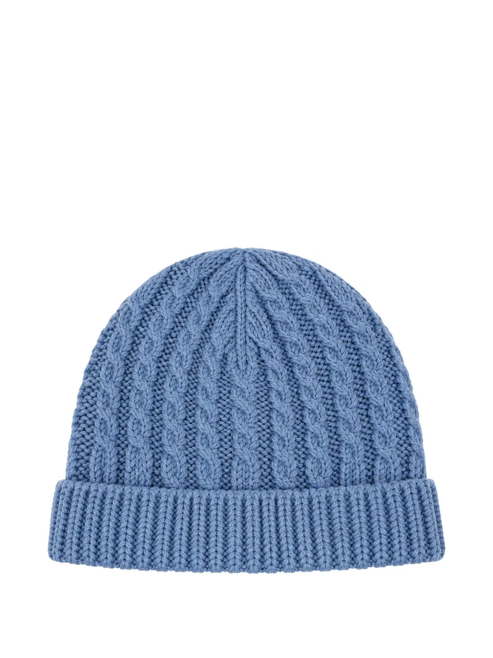 Gran Sasso Kabelgebreide muts Blauw