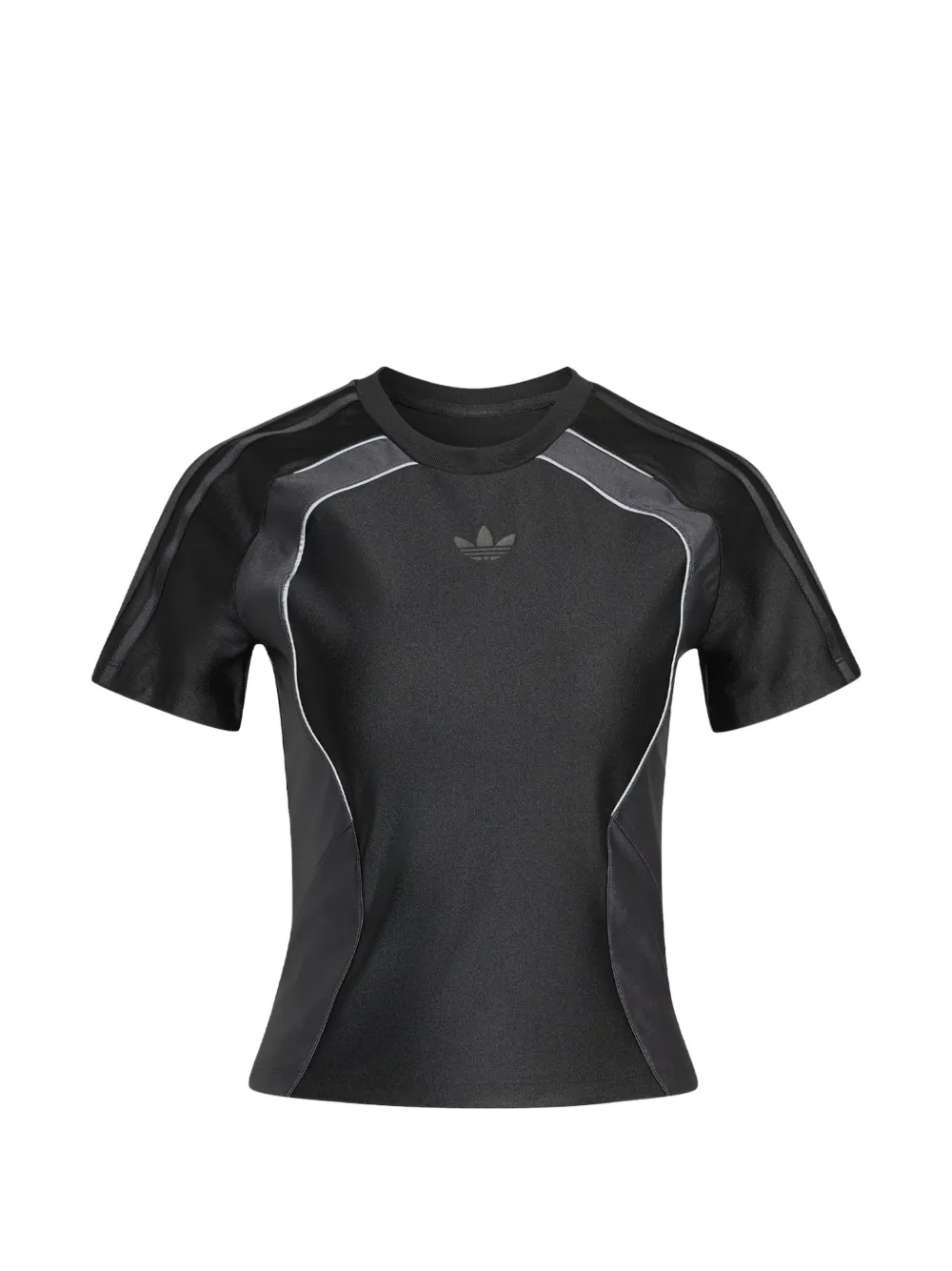 adidas Teamgeist slim-fit T-shirt Zwart