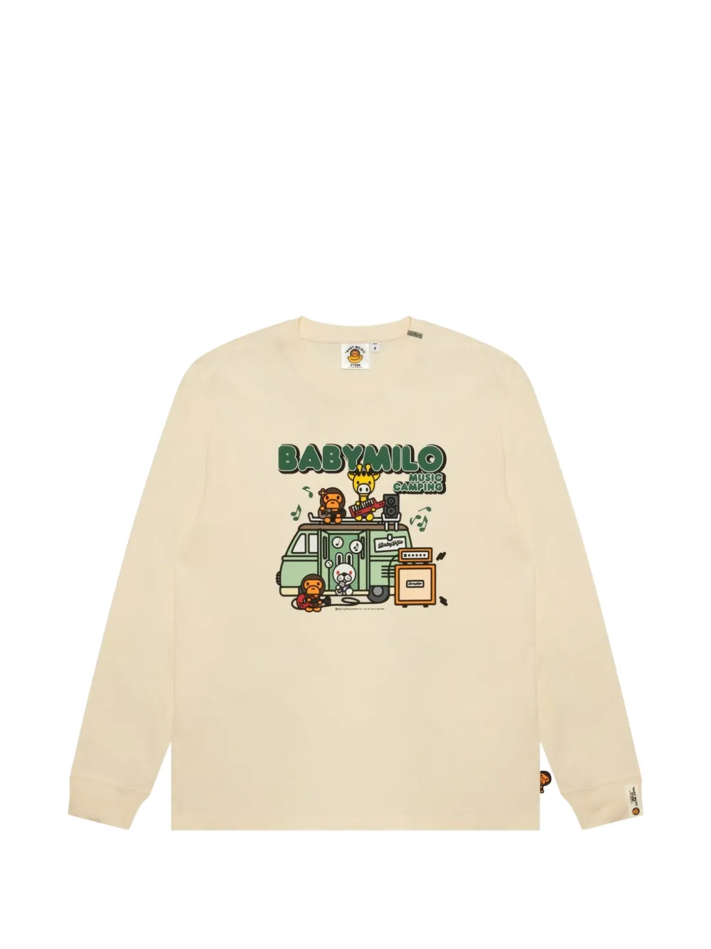 *BABY MILO® STORE BY *A BATHING APE® Baby Milo® and friends graphic-print T-shirt