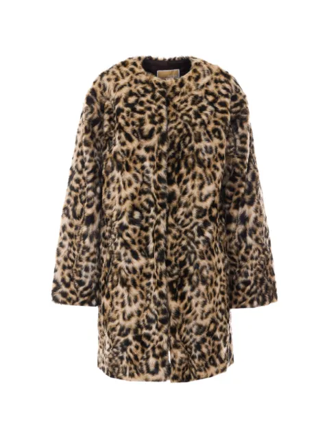 Michael Michael Kors leopard faux-fur coat