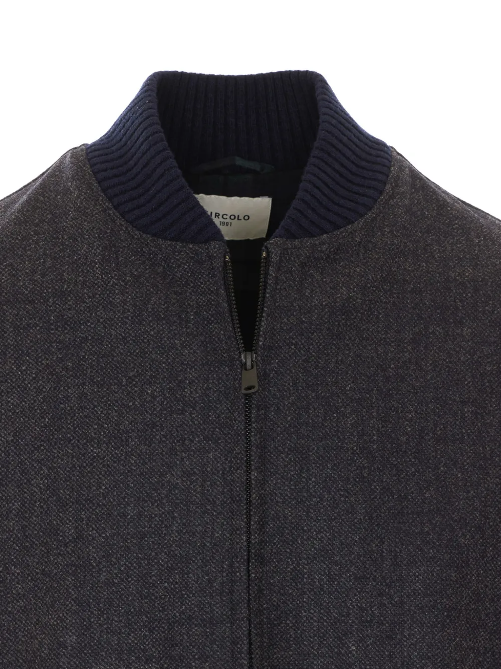 Circolo 1901 zip-up bomber jacket Blauw