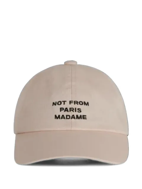 Drôle De Monsieur slogan-embroidered baseball cap