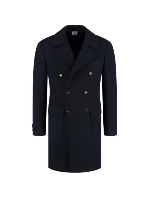 Luigi Borrelli notched-lapel double-breasted coat