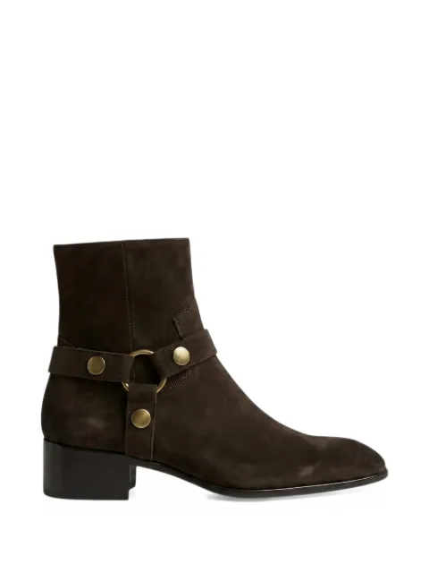 Sangue harness-strap ankle boots