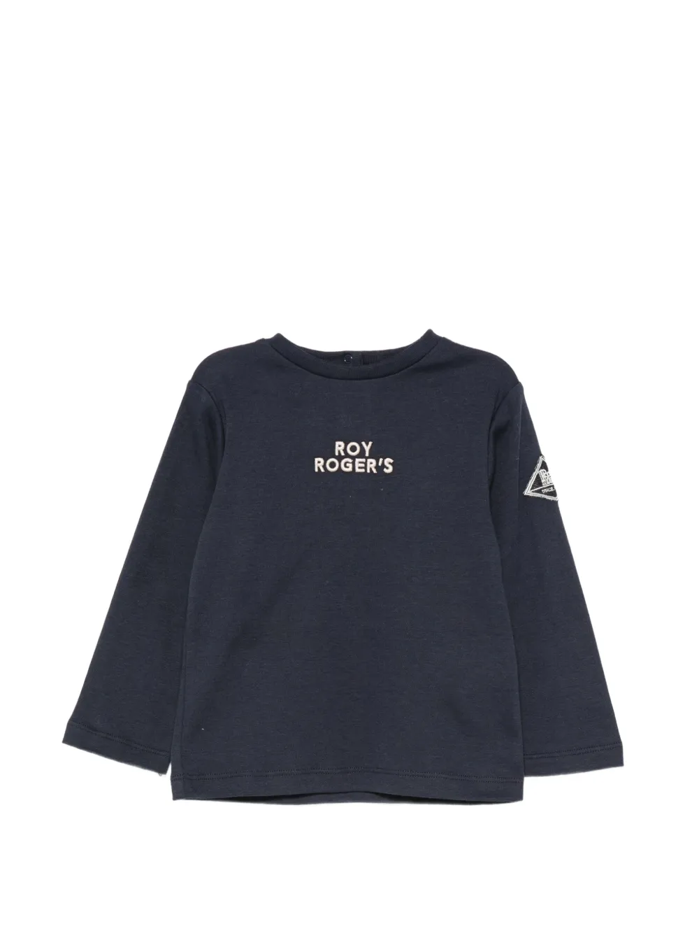 Roy Rogers Kids logo-print dungarees set (set of two) Blauw