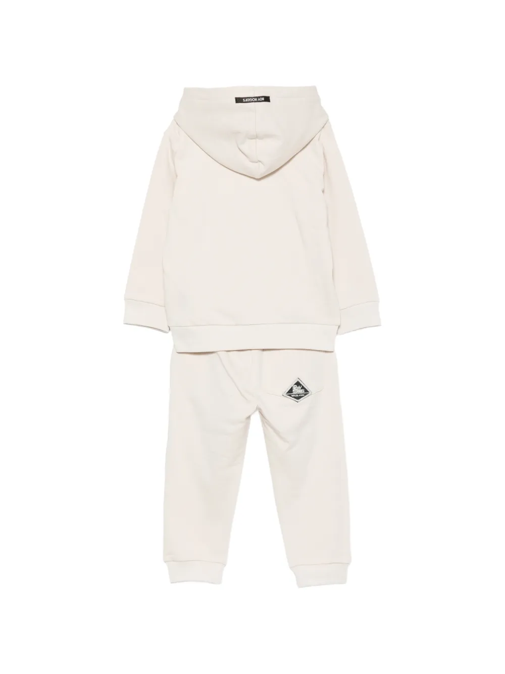 Roy Rogers Kids logo-print tracksuit Beige