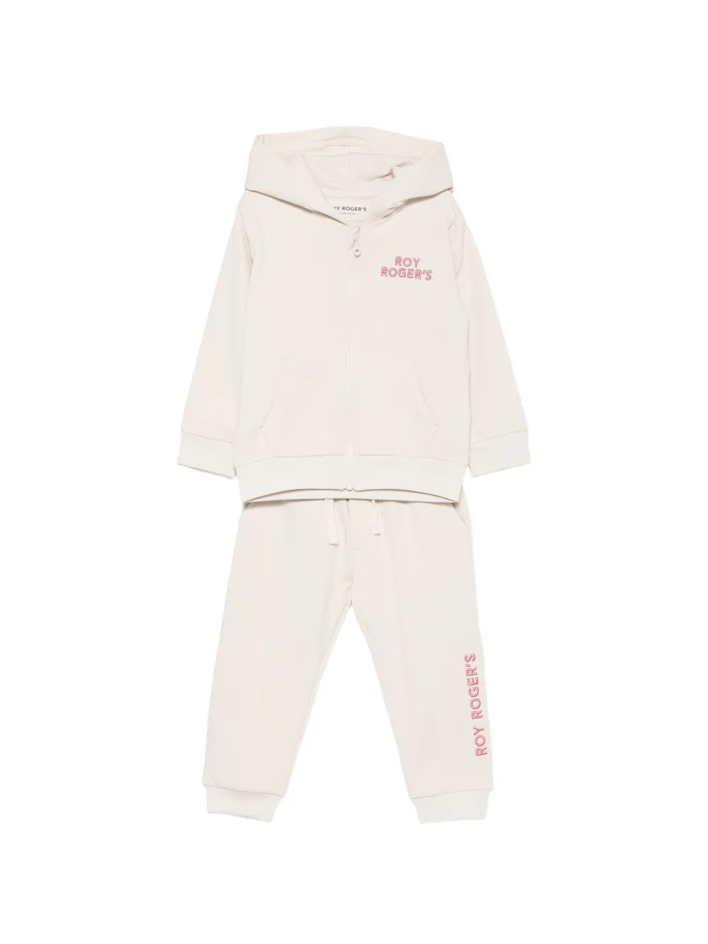 Roy Rogers Kids logo-print tracksuit - Toni neutri