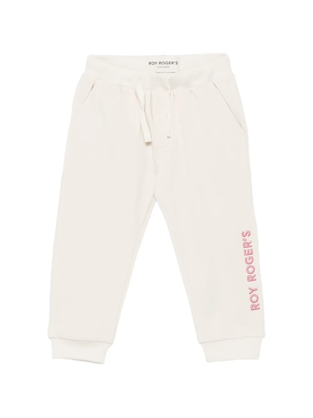 Roy Rogers Kids logo-print tracksuit Beige