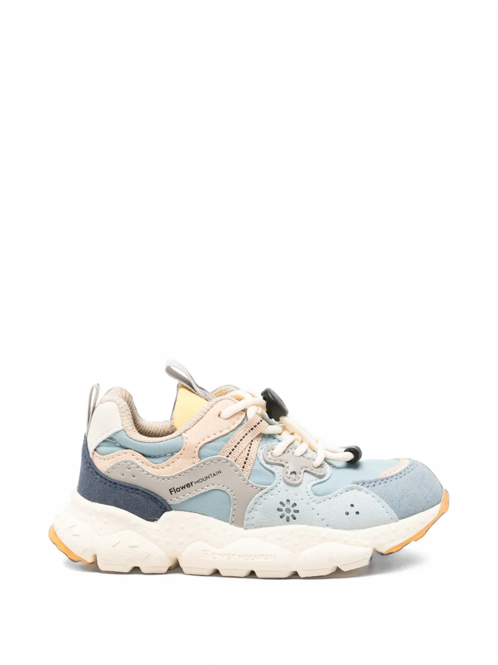 FLOWER MOUNTAIN KIDS Yamano 3 lace-up sneakers - Blu