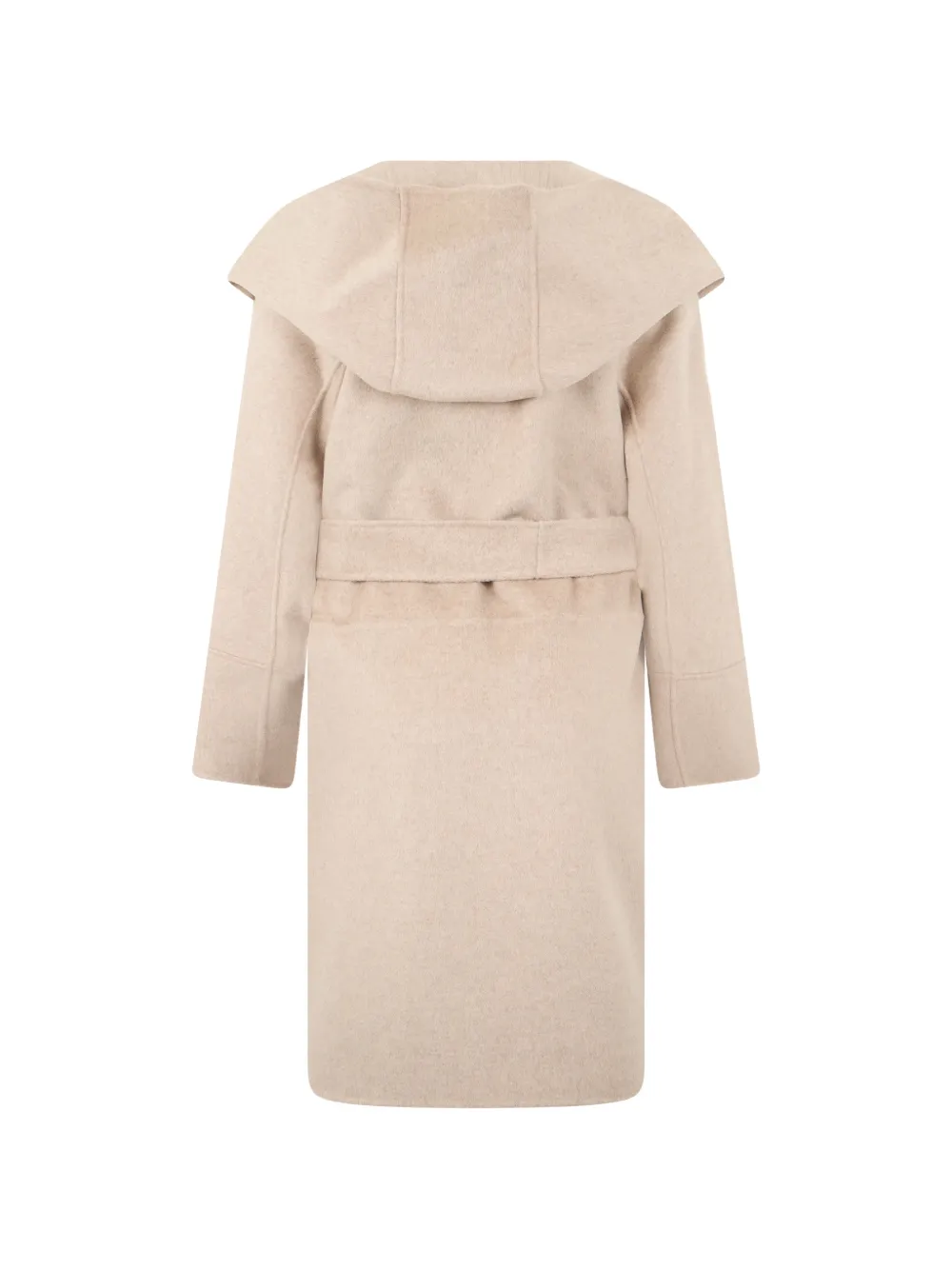 'S Max Mara belted hooded coat Beige