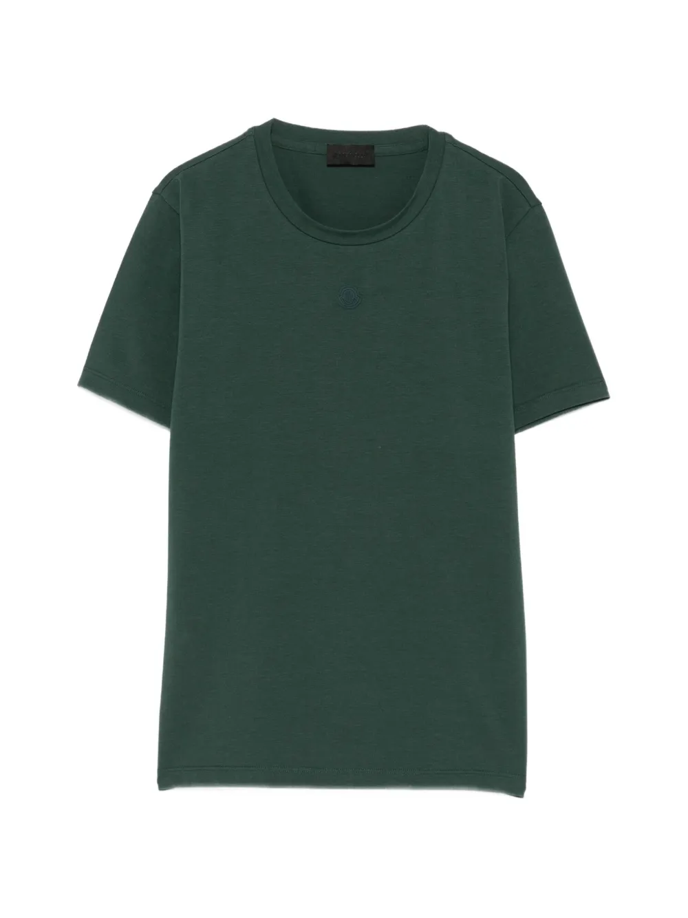Moncler logo-patch T-shirt Groen