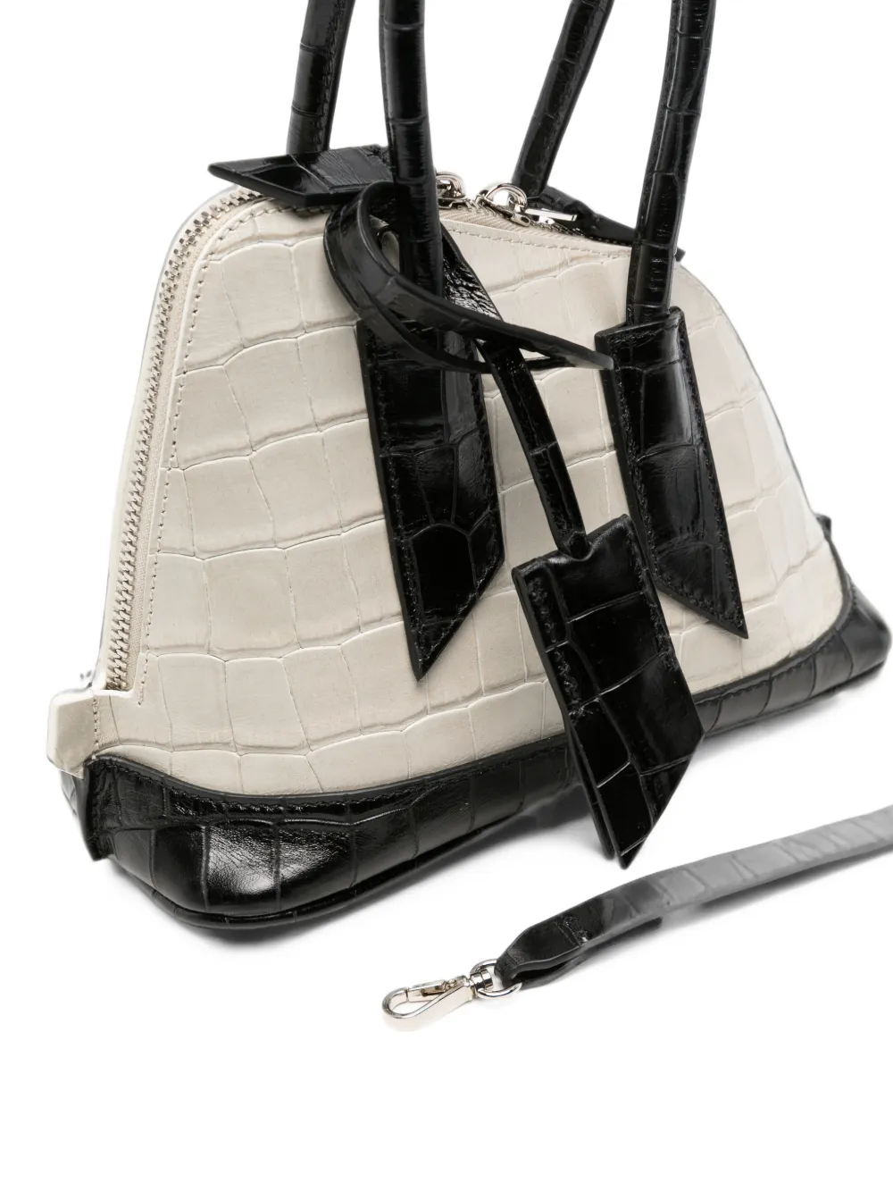 The Attico mini Sant Ambroeus tote bag Beige