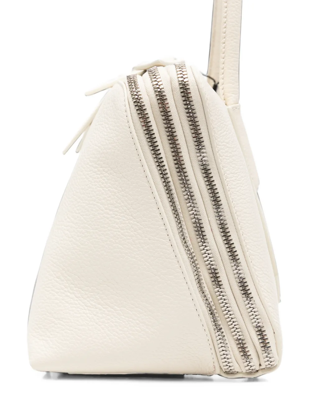 The Attico L'Altra di Milano leather tote bag Wit