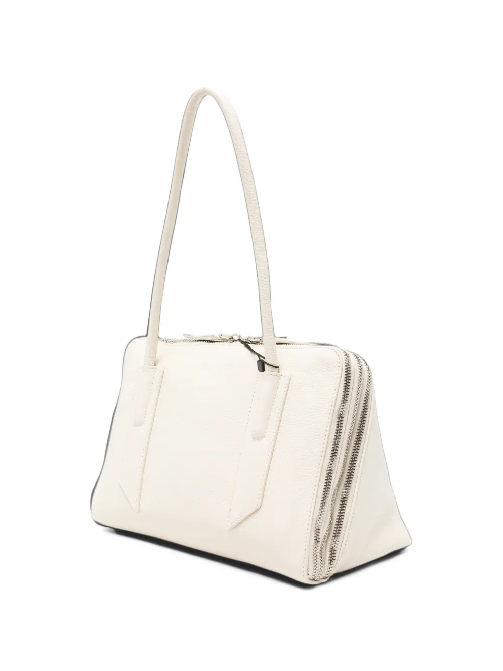 The Attico L'Altra di Milano leather tote bag Wit