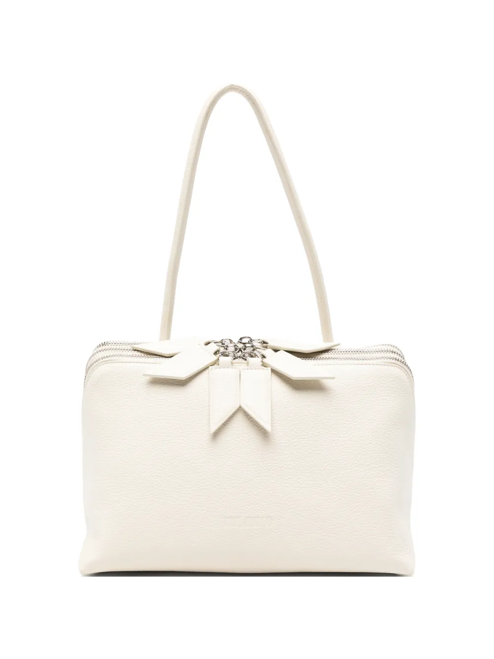 The Attico L'Altra di Milano leather tote bag Wit