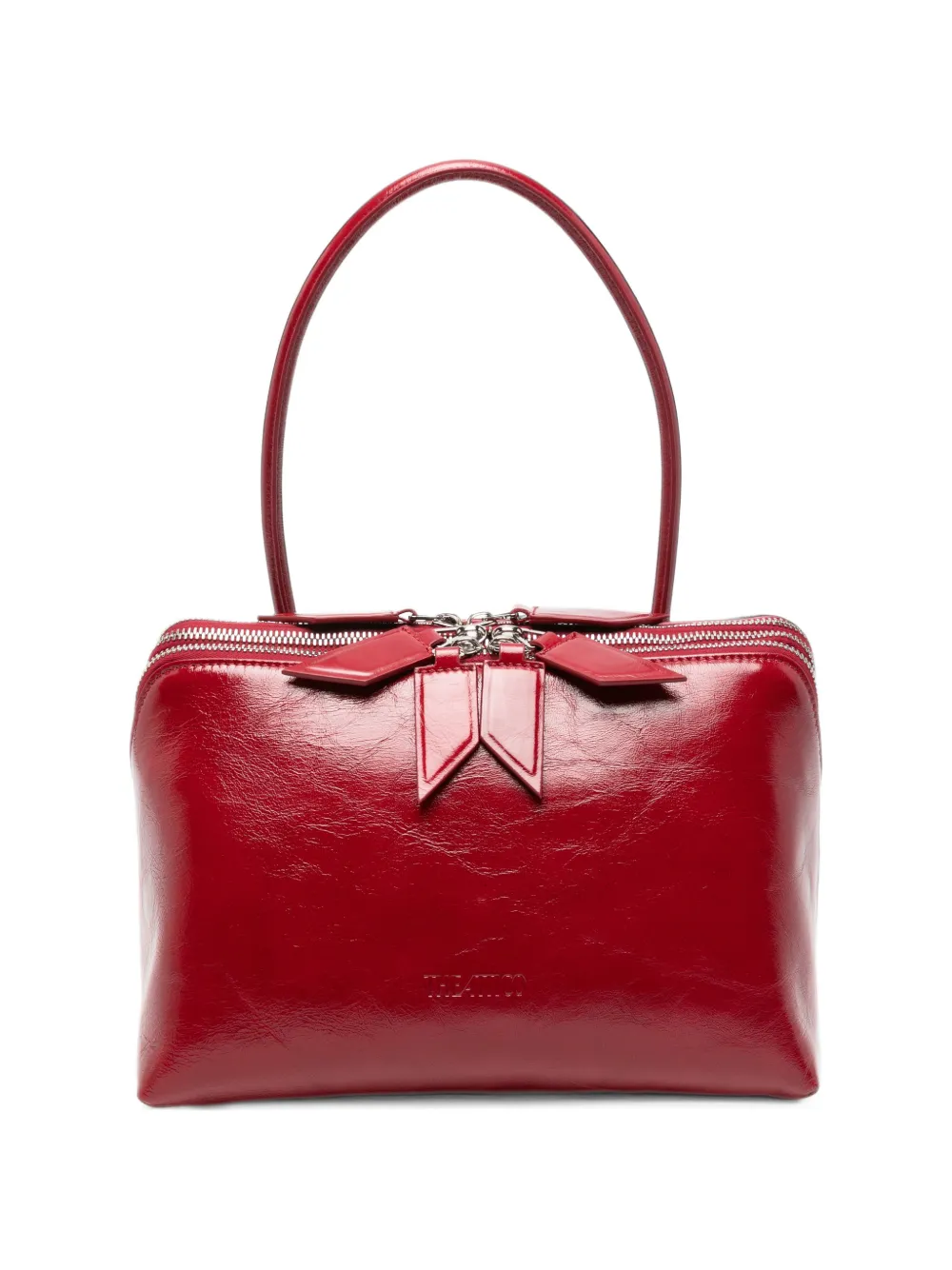 The Attico L'Altra di Milano patent-leather tote bag Rood