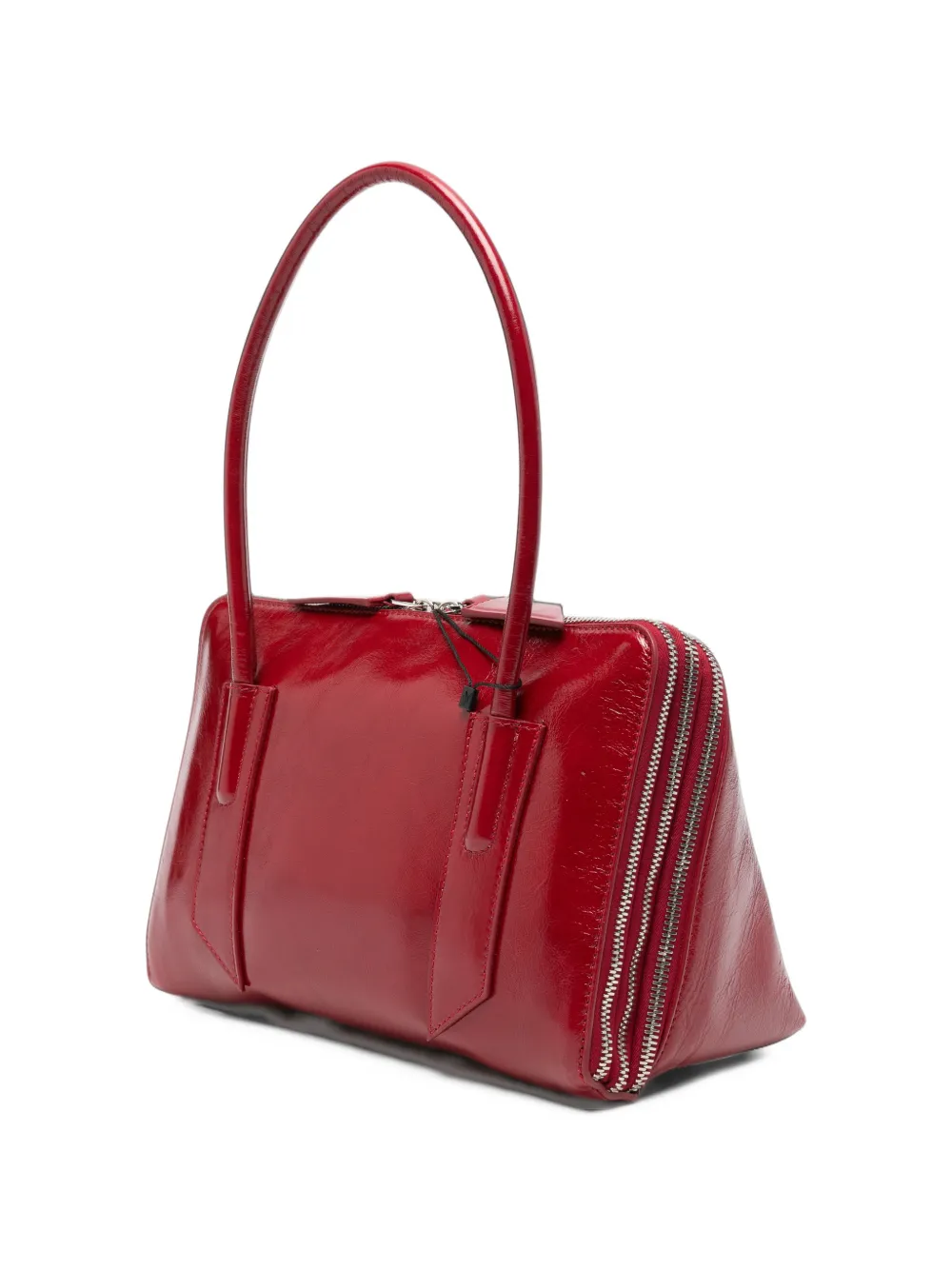 The Attico L'Altra di Milano patent-leather tote bag Rood