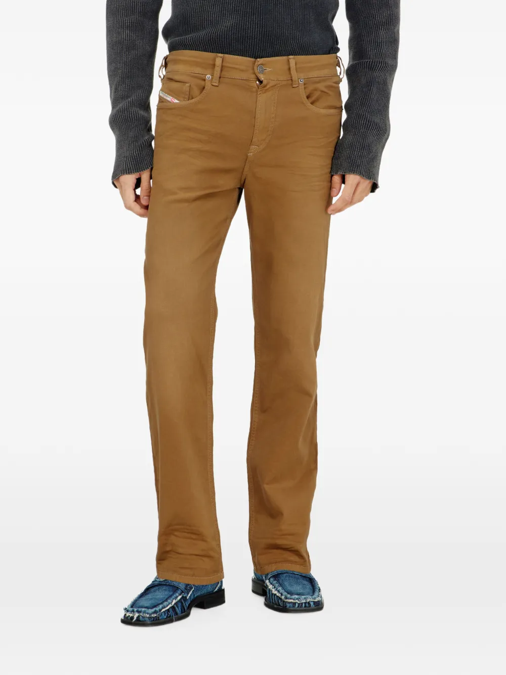 Diesel regular waist 2090 D-Veekley Joggjeans Bruin