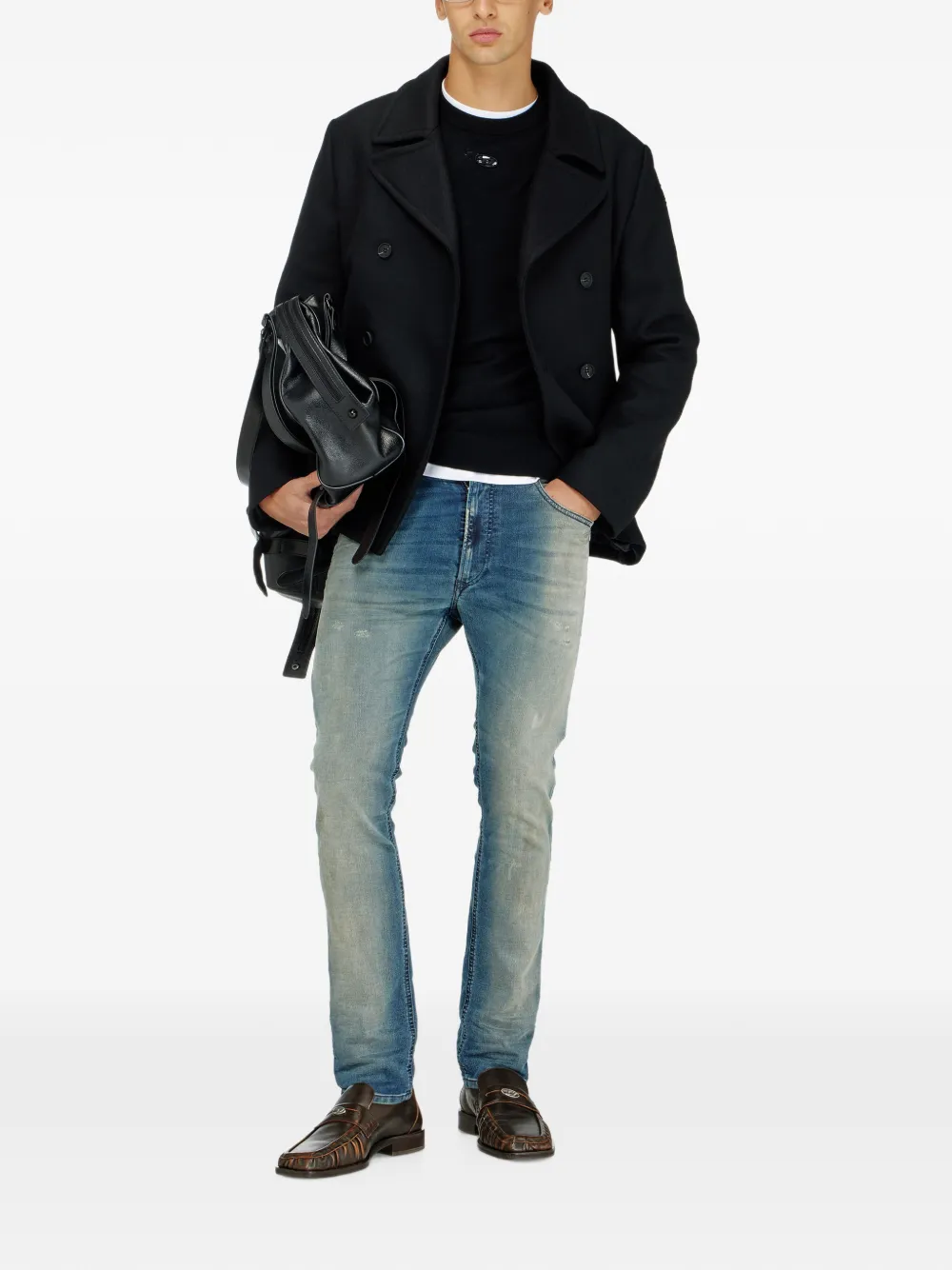 Diesel regular 2032 D-Krooley-BW Joggjeans 06A04 jeans Blauw