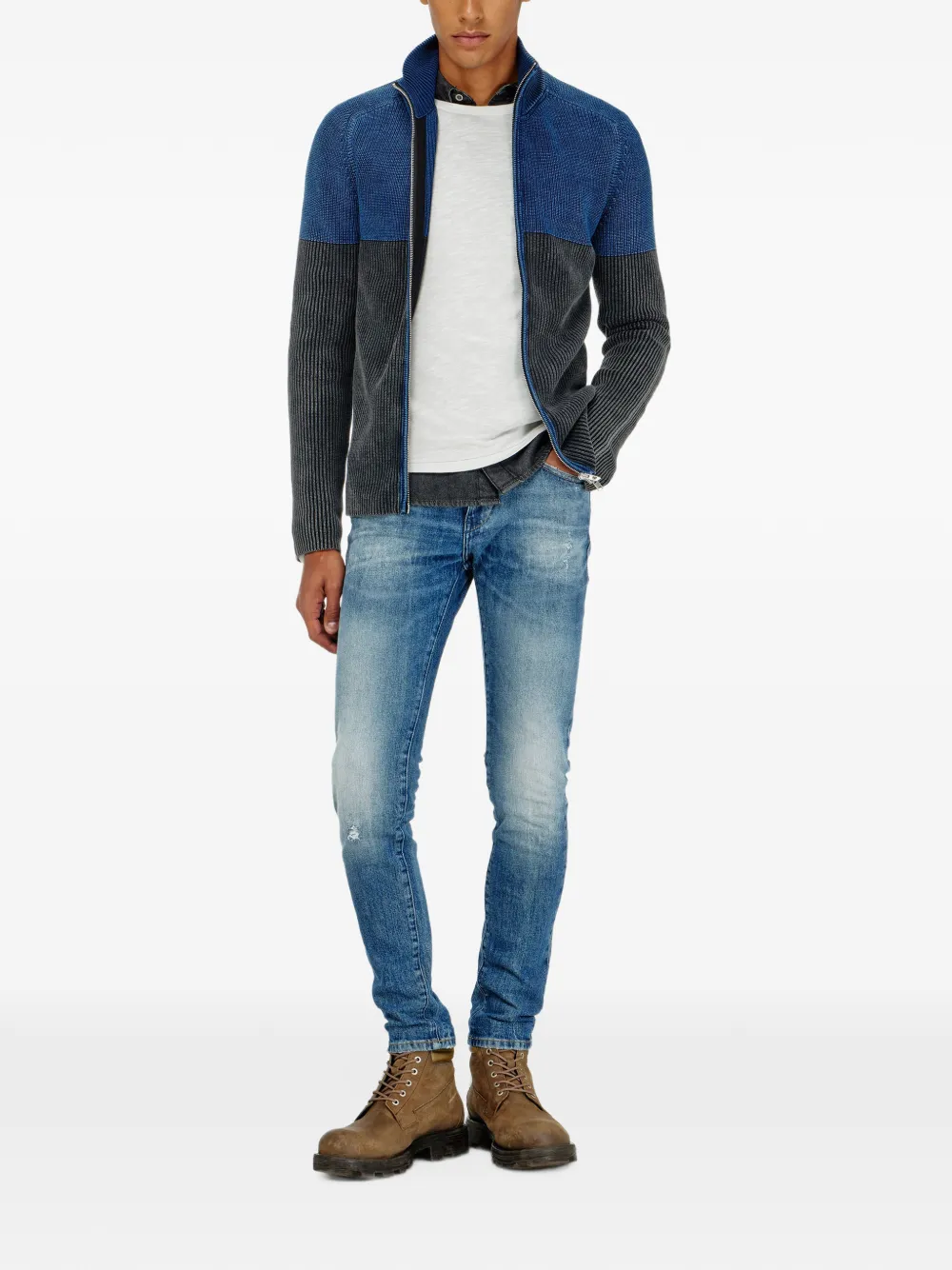 Diesel 2019 D-Strukt slim-fit jeans Blauw