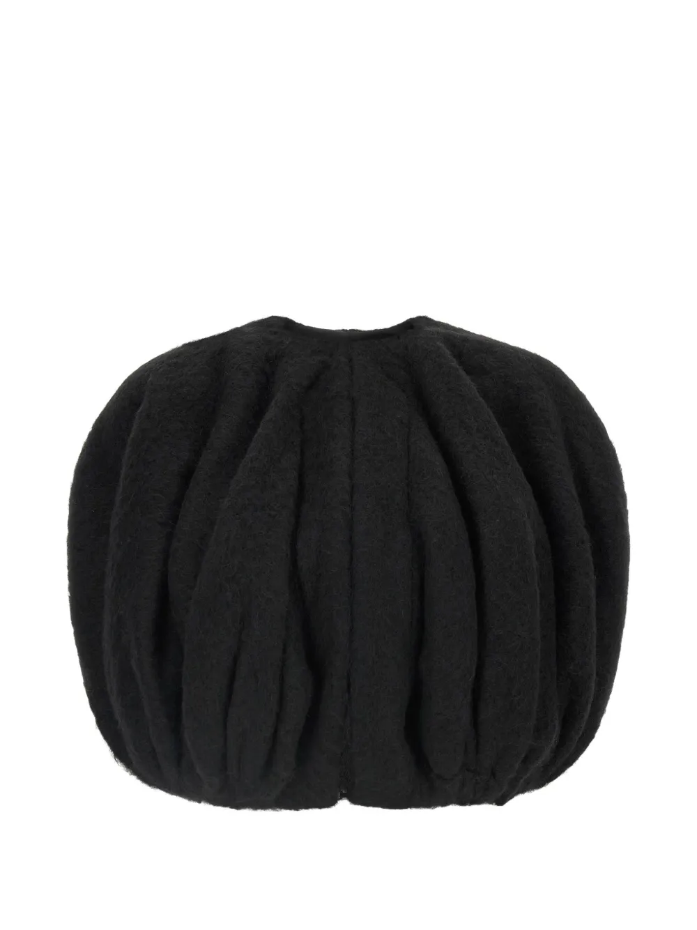 Rick Owens Temple Bubble cropped cape Zwart
