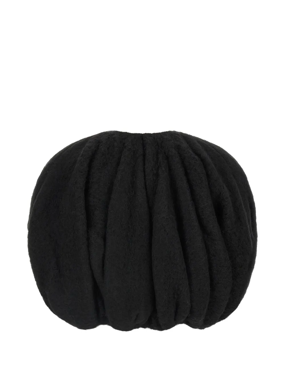 Rick Owens Temple Bubble cropped cape - Noir
