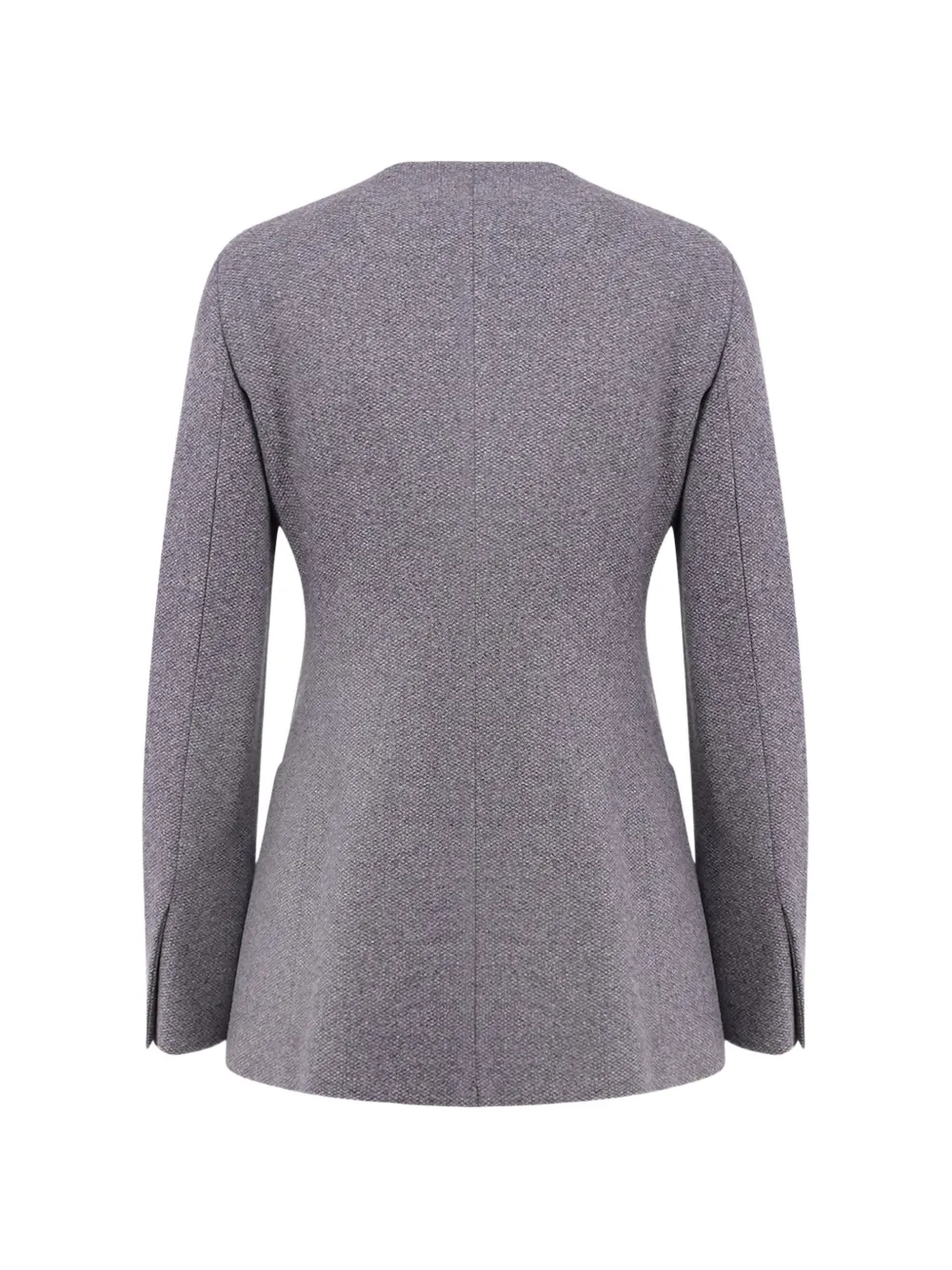 Max Mara Blazer met ronde hals Grijs