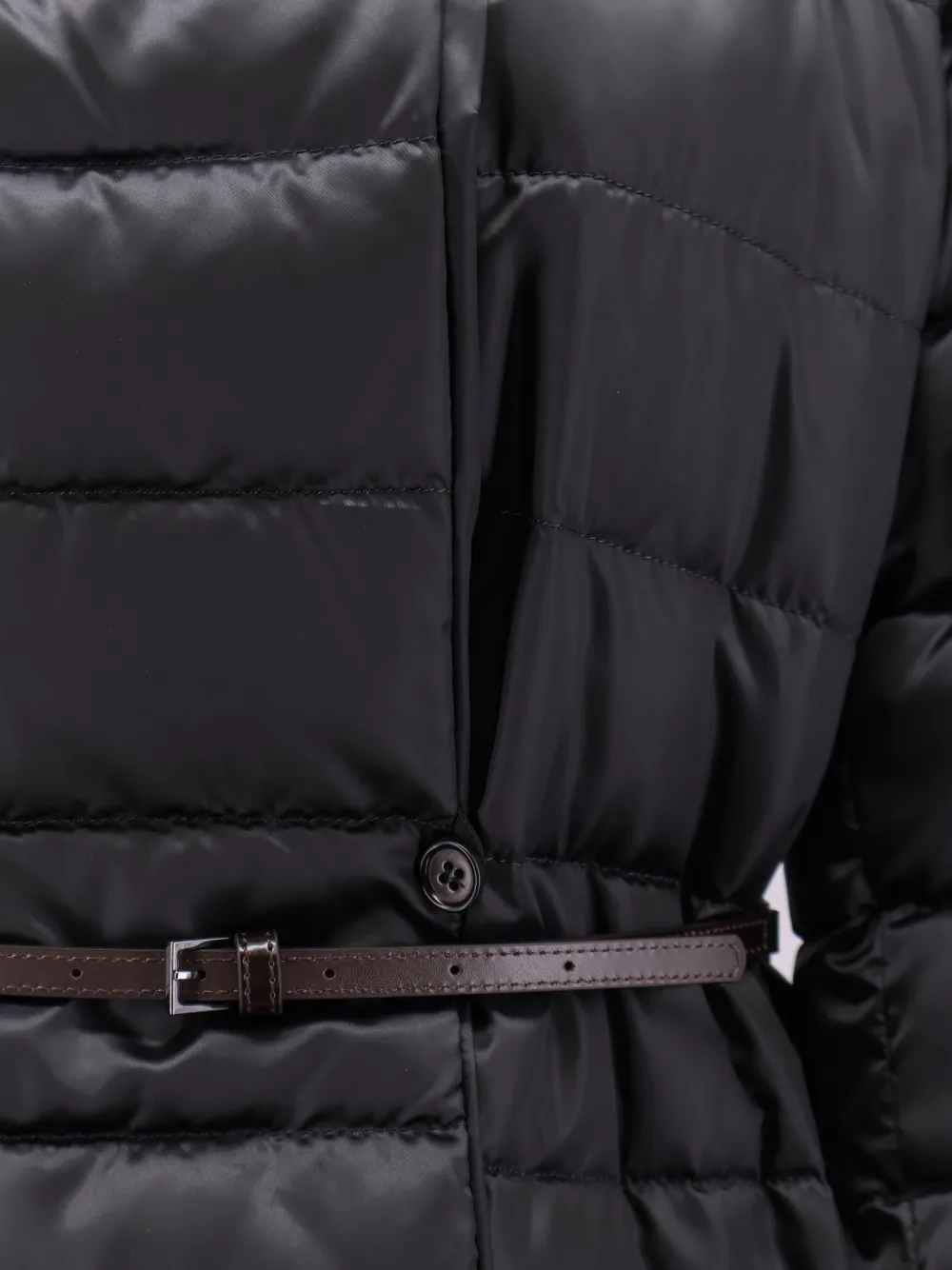 Max Mara Omkeerbaar donsjack van waterafstotend satijn Grijs
