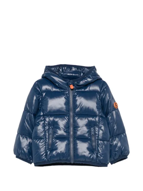 Save The Duck Kids quilted hooded jacket