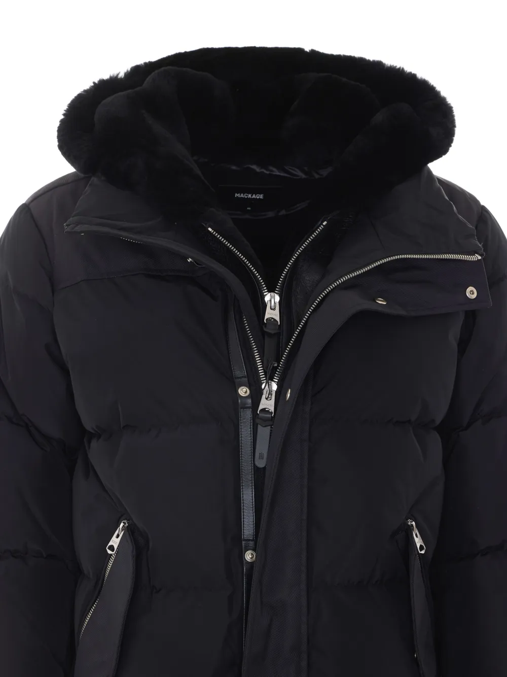 Mackage Riley gewatteerd jack Zwart