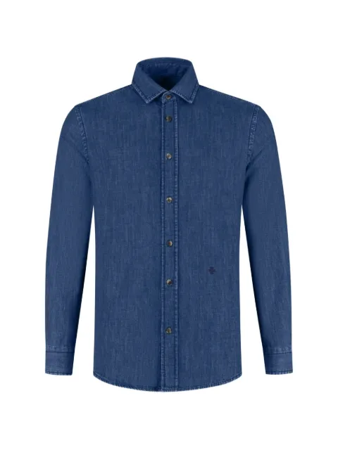 Jacob Cohën camisa de mezclilla con logo bordado