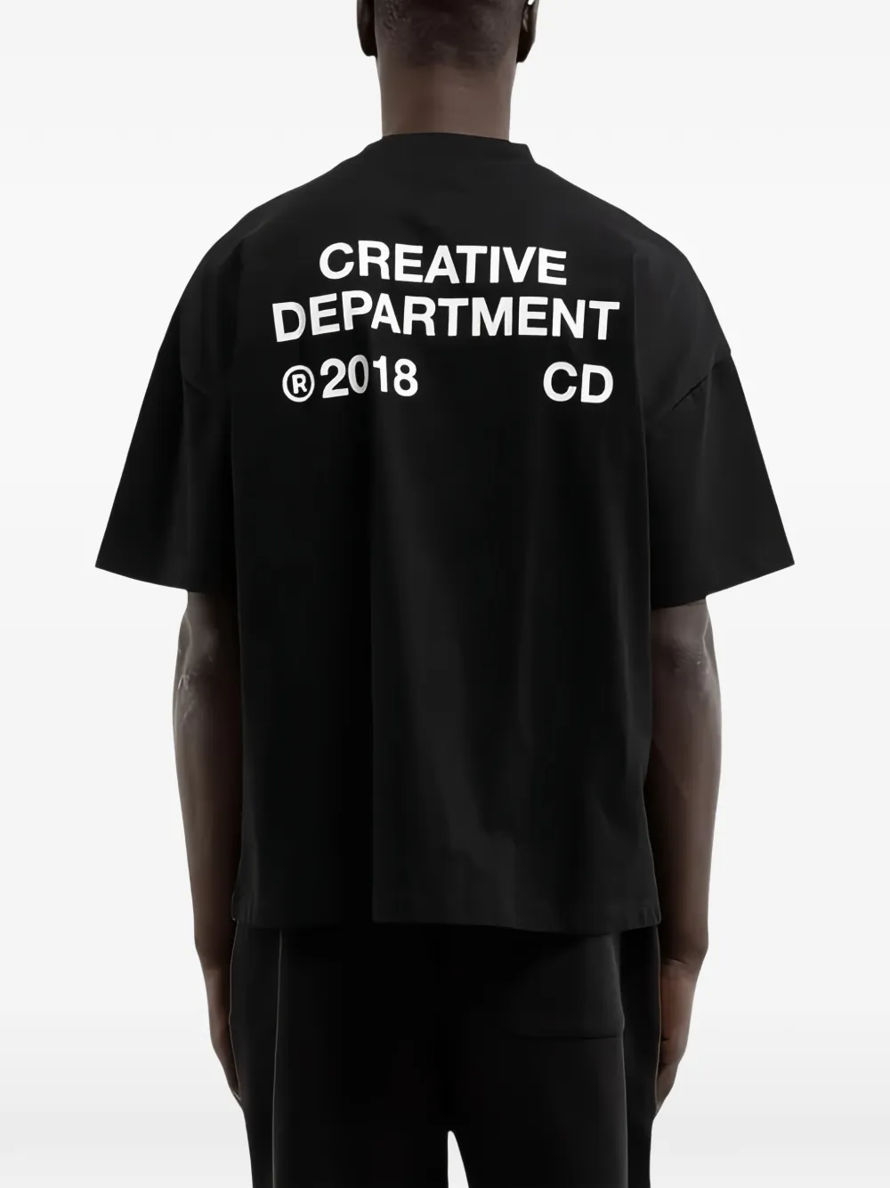 RETERNITY T-shirt met logoprint Zwart