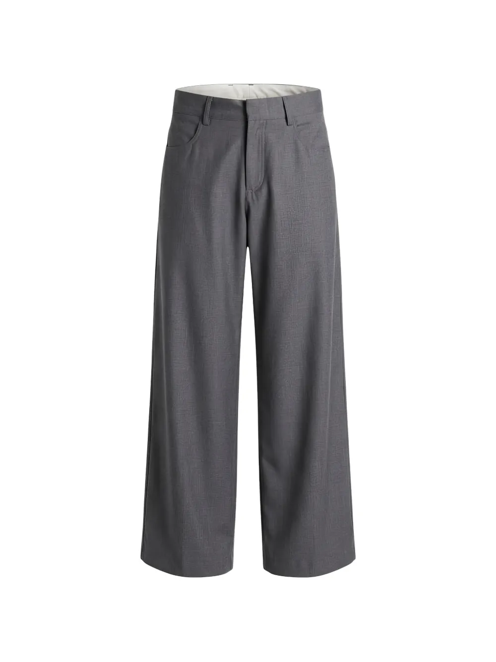 Mood wide-leg pressed-crease trousers