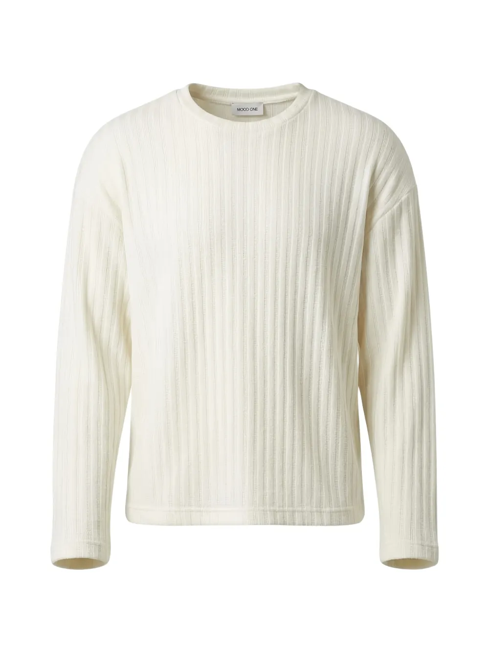 Mood ribbed long-sleeve jumper