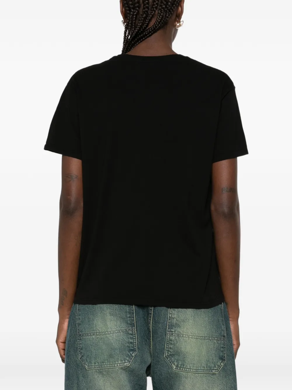 R13 slogan-print T-shirt Zwart