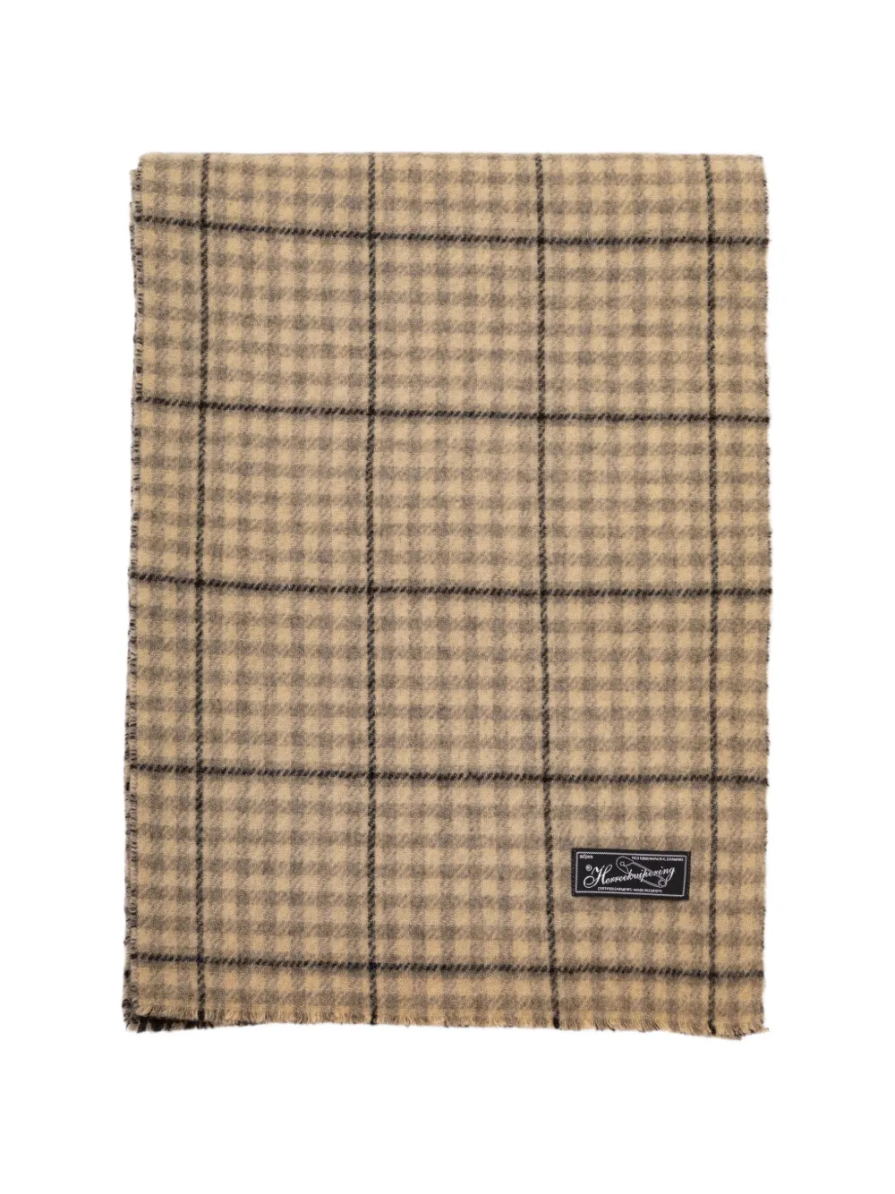 mfpen Facade check scarf - Toni neutri