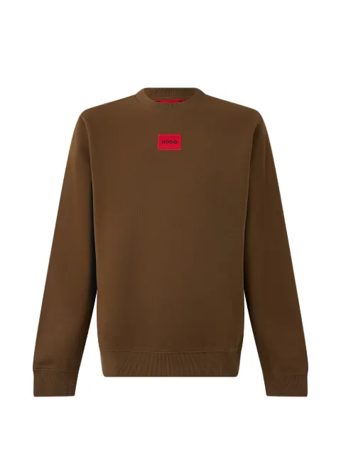 BOSS logo-patch sweatshirt