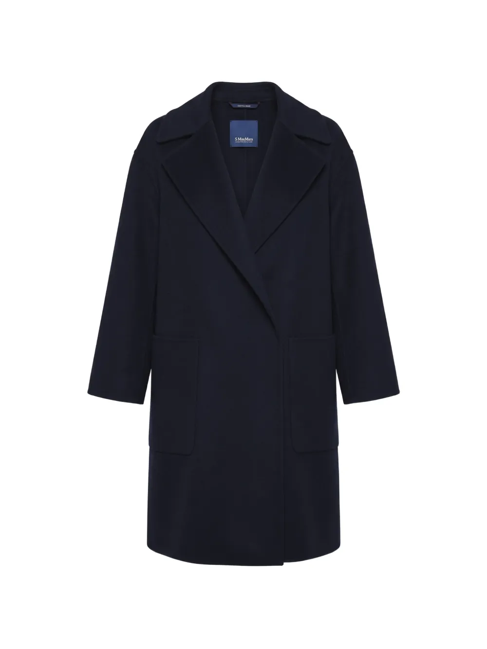 'S Max Mara notched-lapels single-breasted coat - Blue