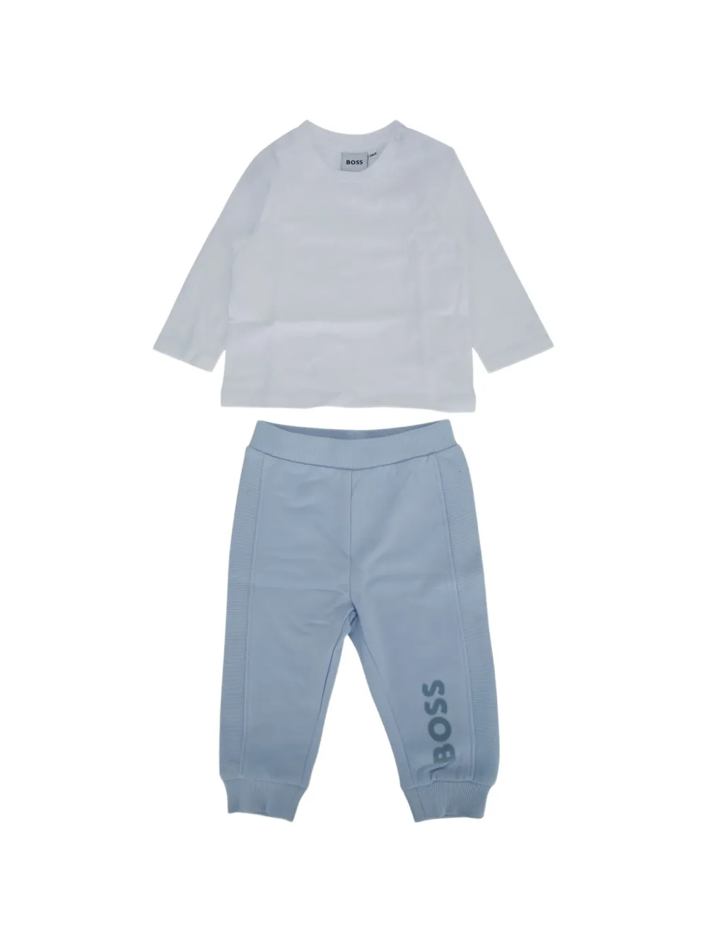 BOSS Kidswear logo-print tracksuit (set of three) Blauw