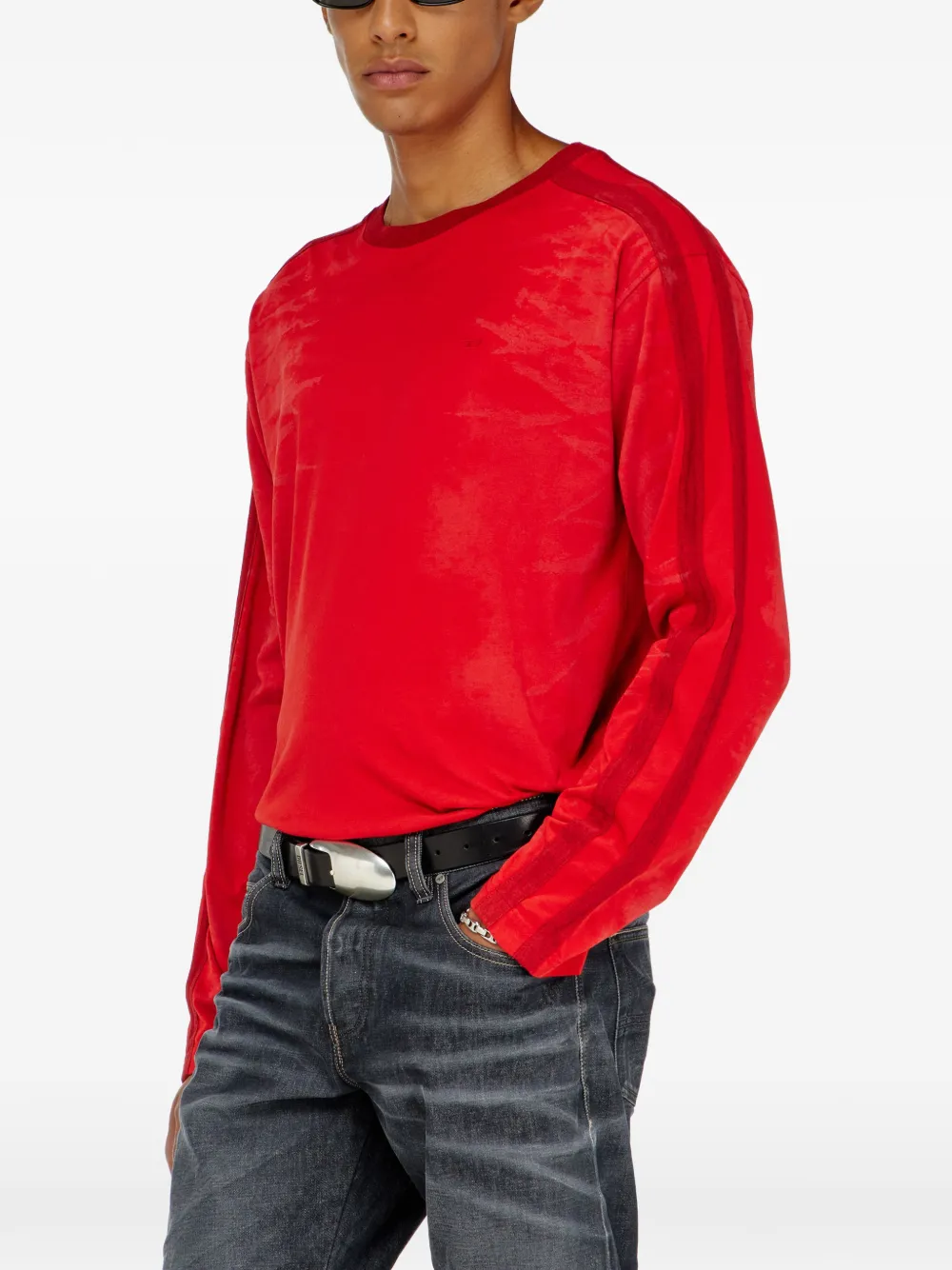 Diesel T-ATE T-shirt Rood
