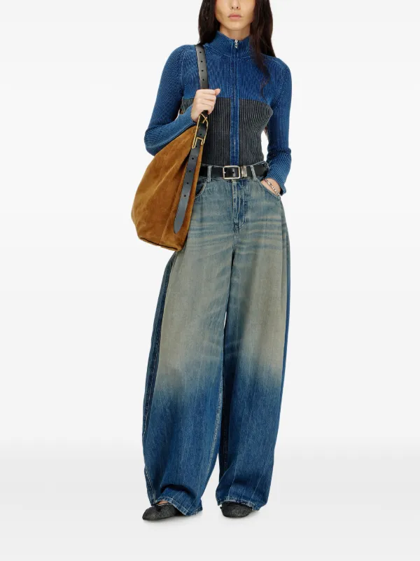 Diesel ジップアップ カーディガン | ブルー | FARFETCH JP