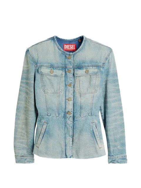 Diesel collarless denim jacket