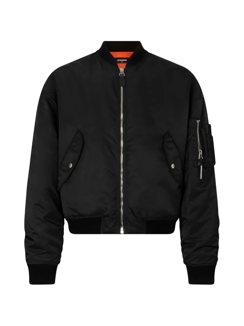 Dsquared2 80's Bomber Jacket In Black