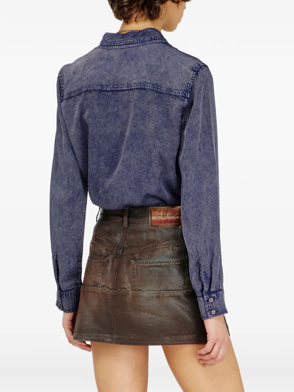 Diesel C-Ronory-B2 shirt Blauw