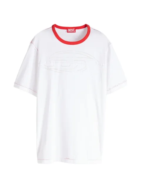 Diesel T-shirt with sectioned oval D