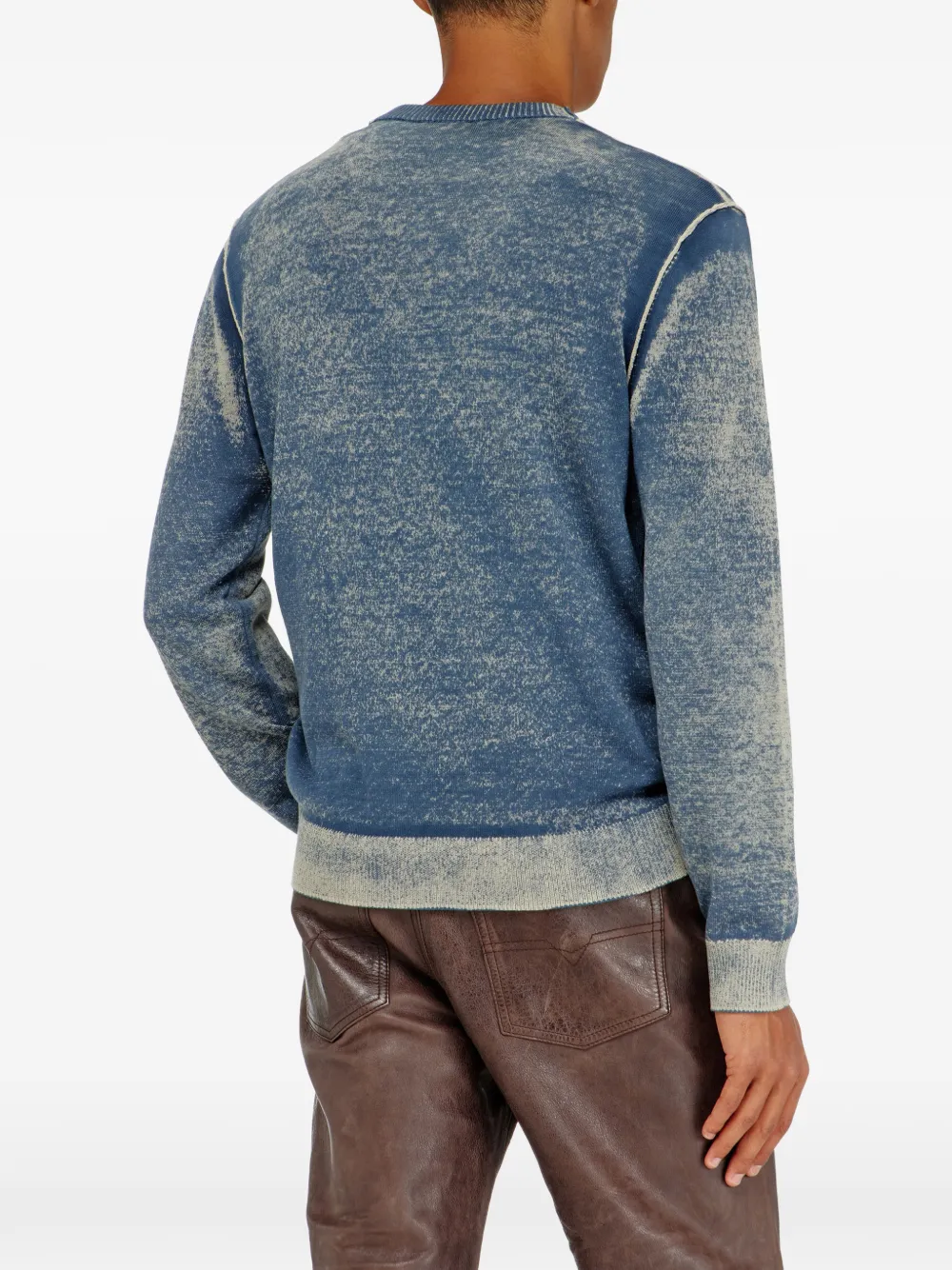 Diesel K-Lauti-A sweater Blauw