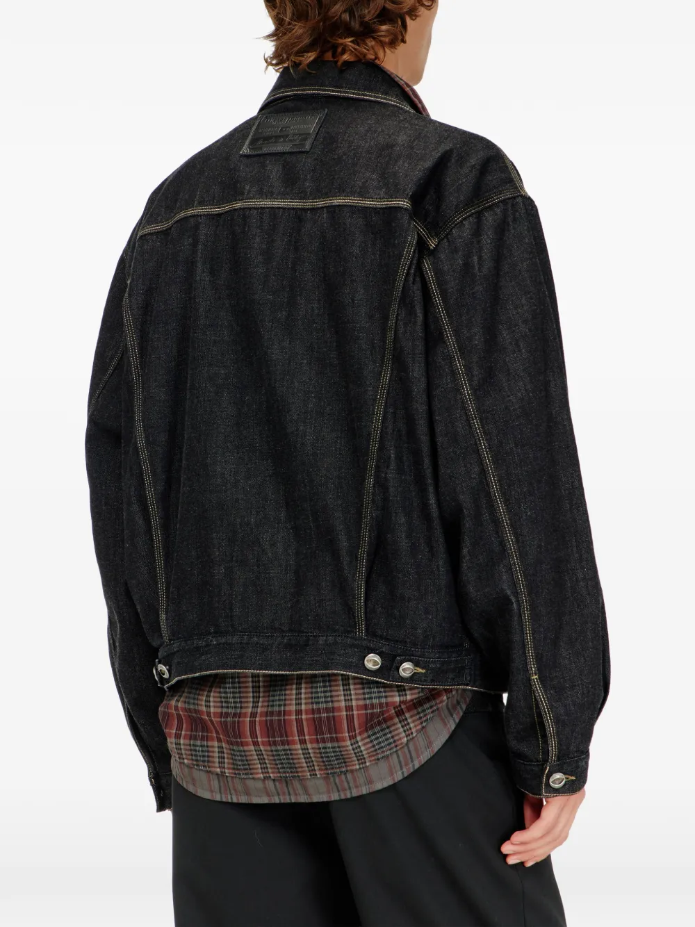 Diesel D-Denver denim jack Zwart