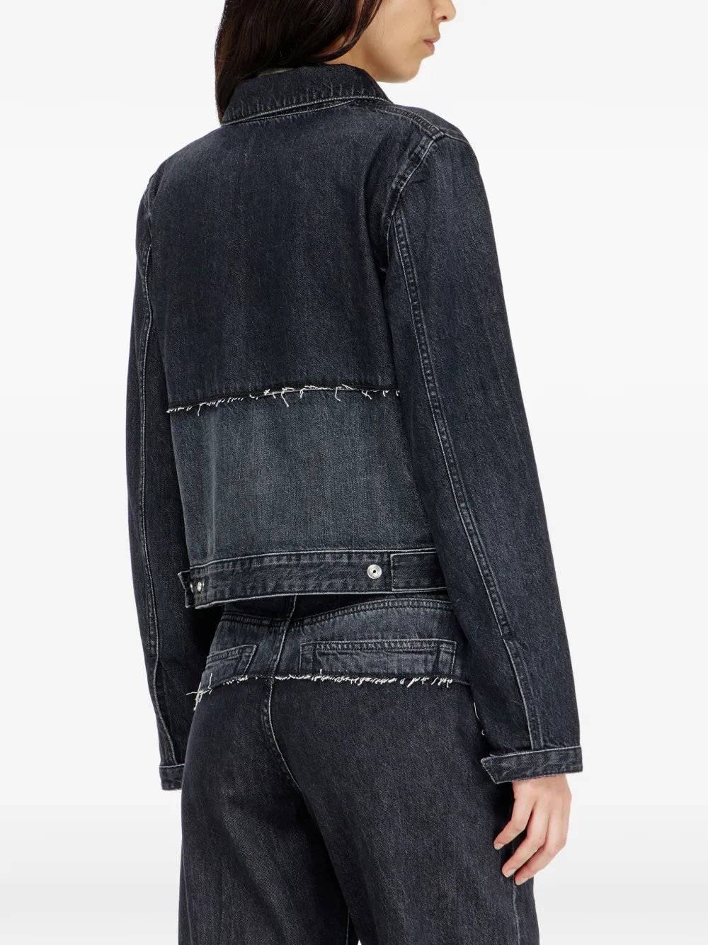 Diesel De-Kato-Se denim jack Zwart