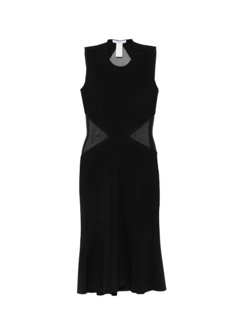 Givenchy Pre-Owned vestido midi sin mangas con panel de malla 2010