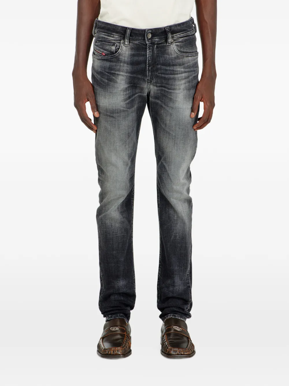 Diesel 1979 Sleenker skinny jeans Grijs